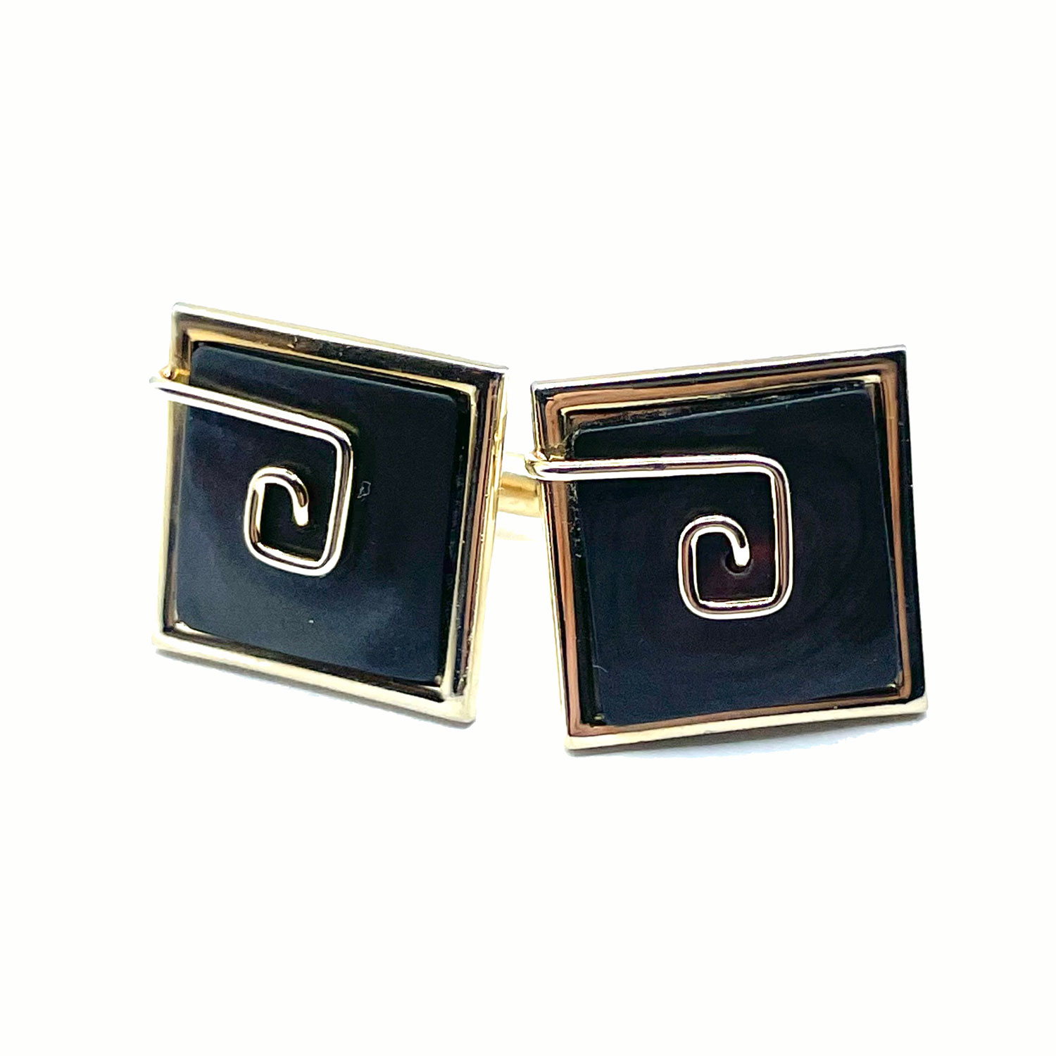 Swank Abalone Cuff Links