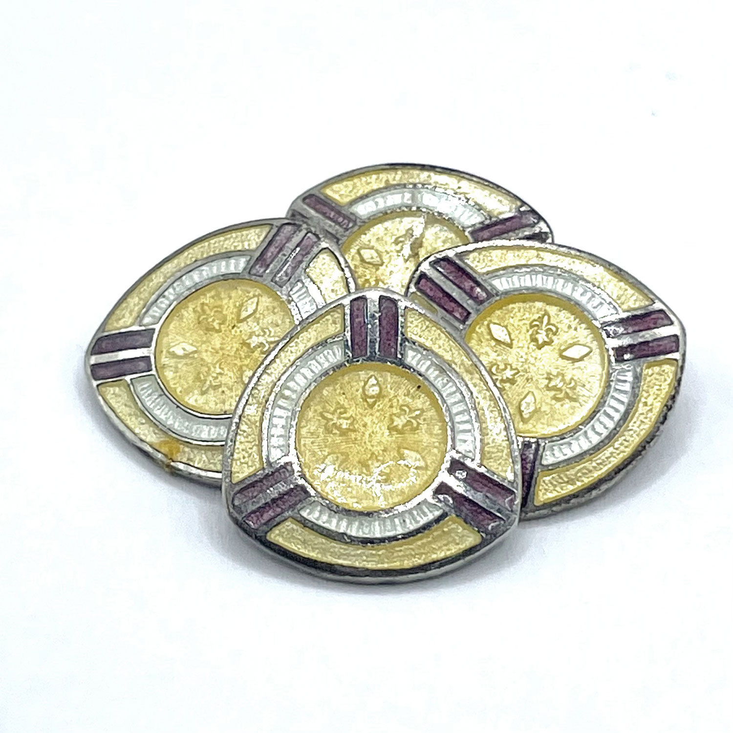 1920s enameled cufflinks