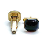 vintage red cufflinks
