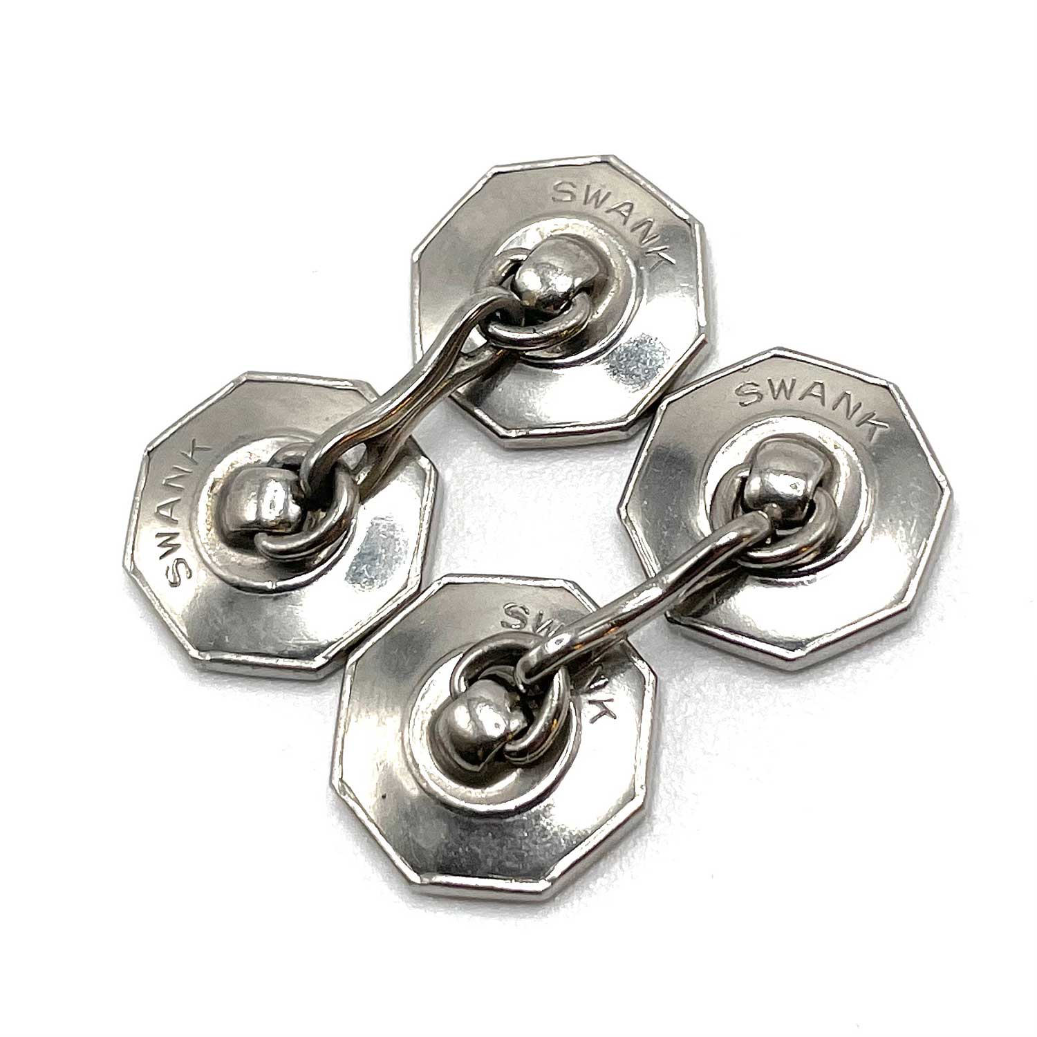Octagonal Abalone Cuff Links