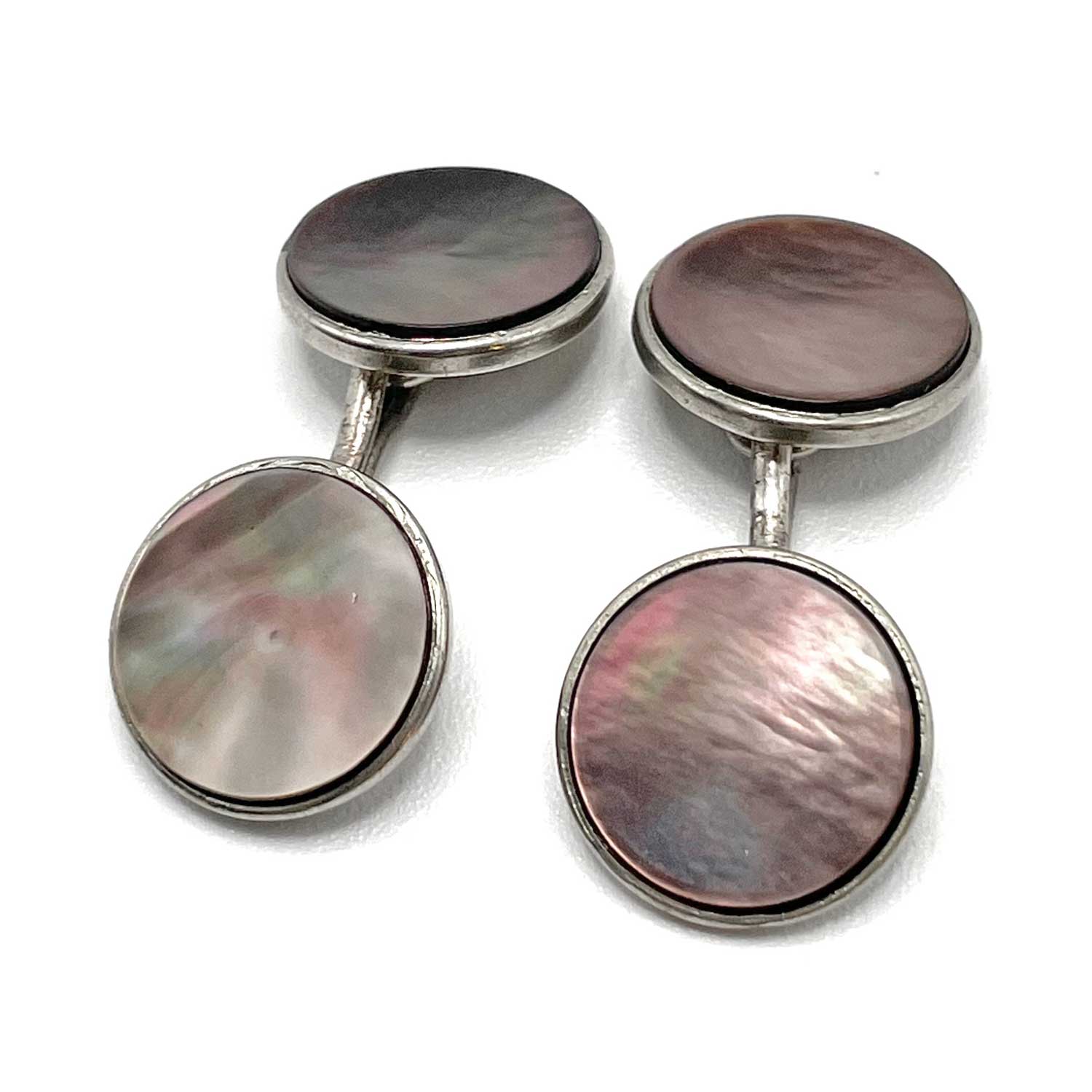 Art Deco Abalone Cuff Links