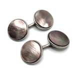 1930s abalone cufflinks