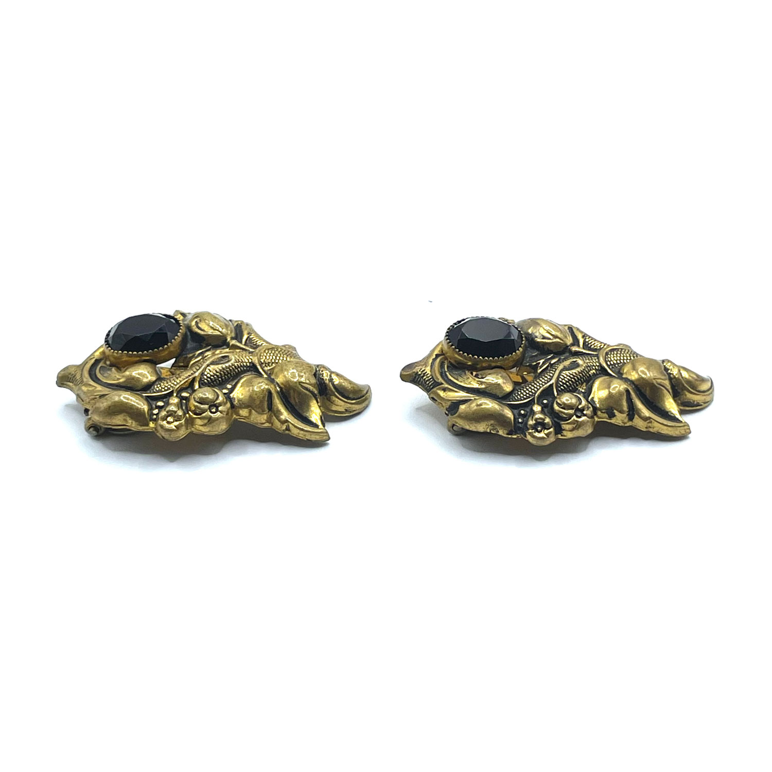 Art Nouveau shoe clips