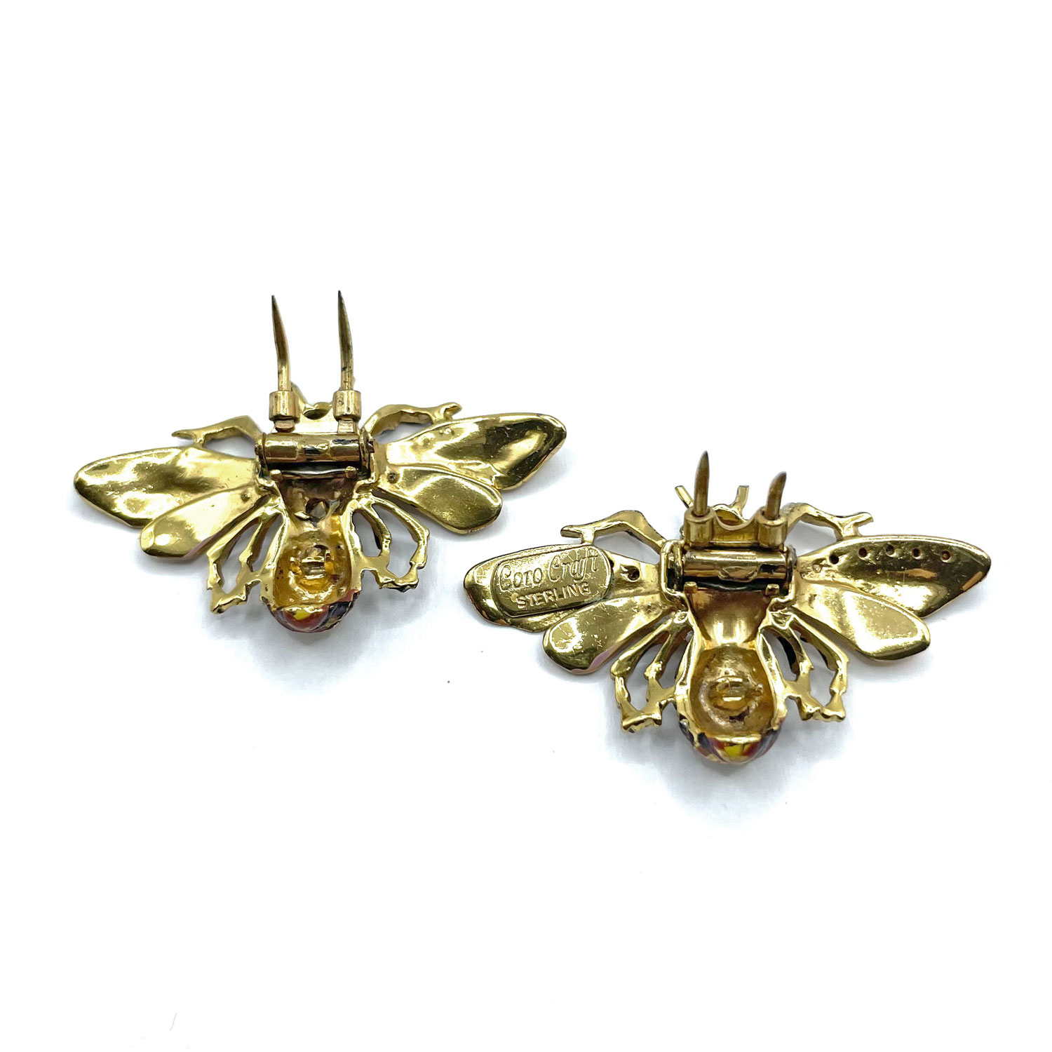 1940s Coro Craft Duette Brooch Clip