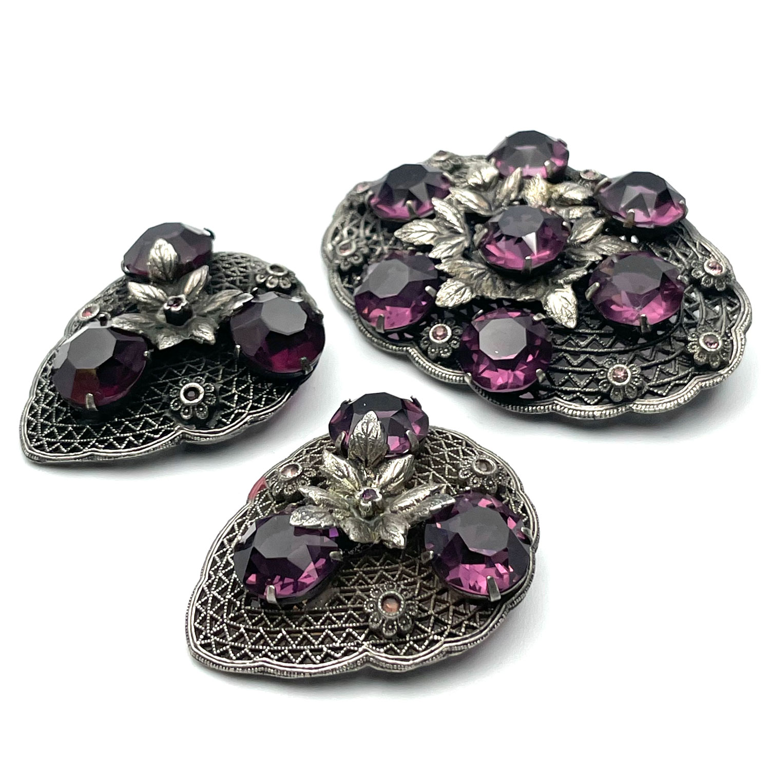 Art Deco shoe clips