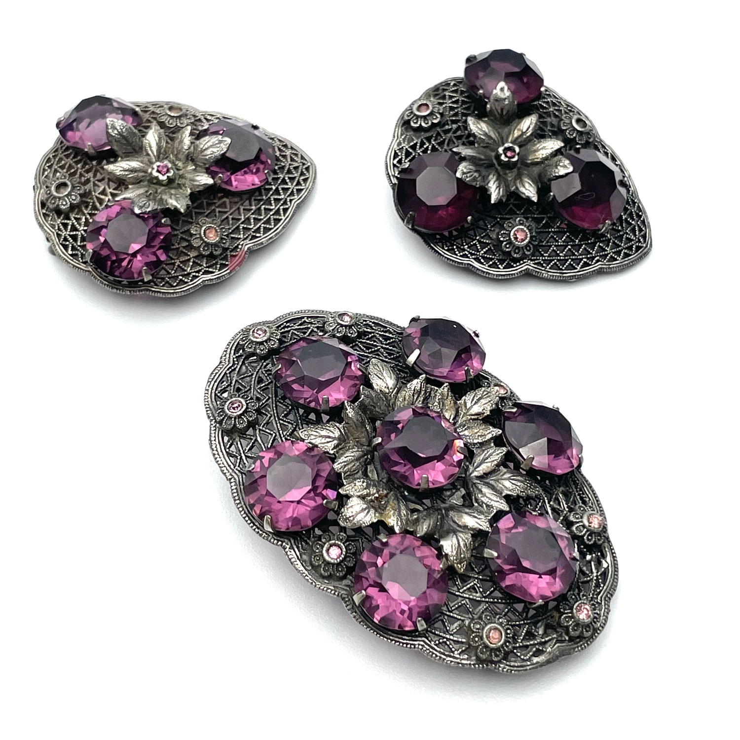 Art Deco shoe clips