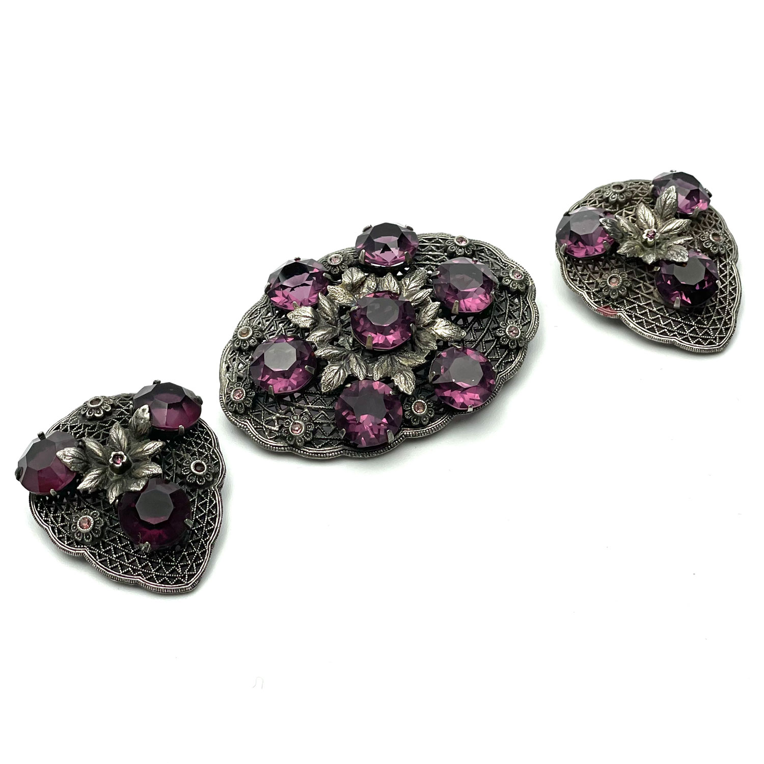 Art Deco shoe clips