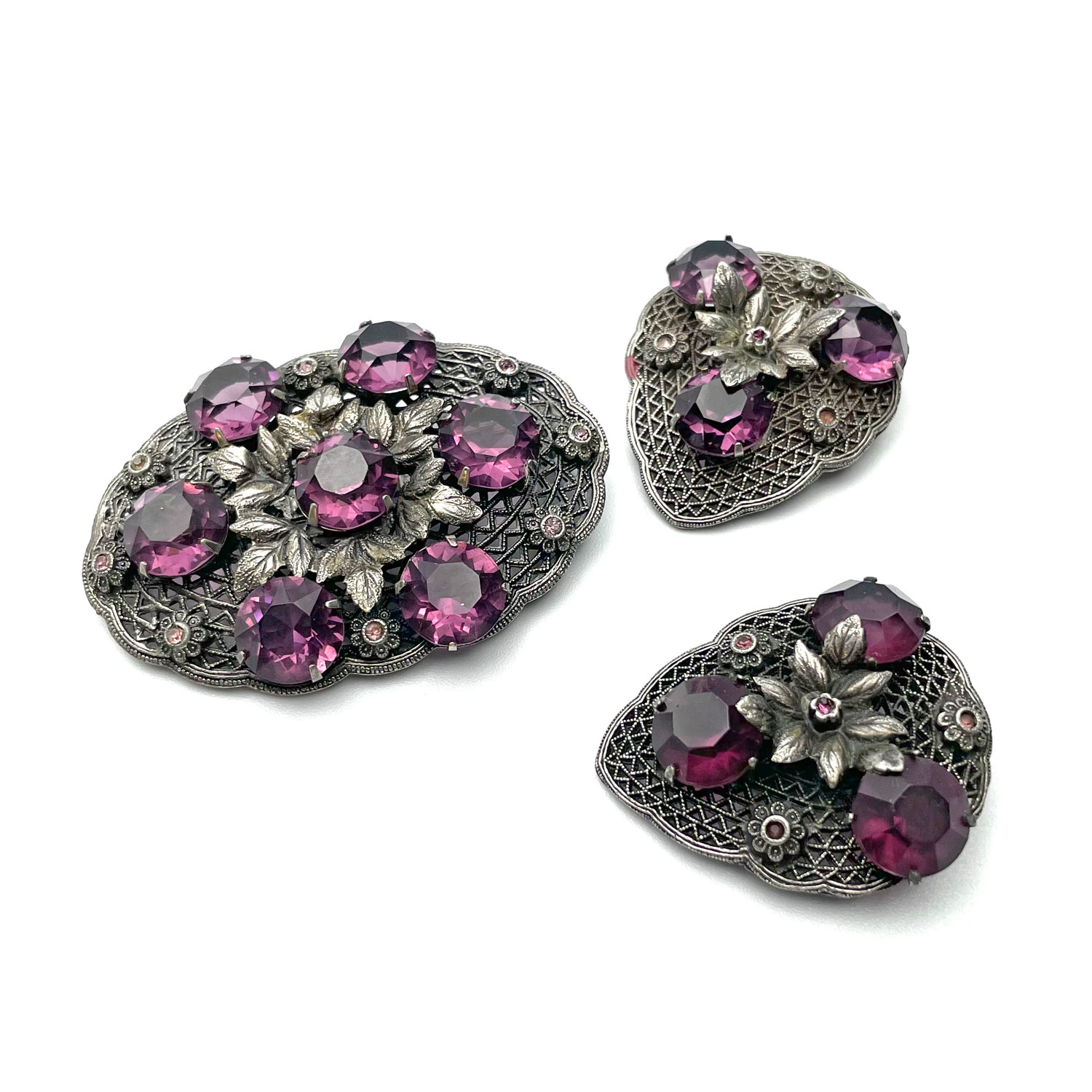 Art Deco shoe clips
