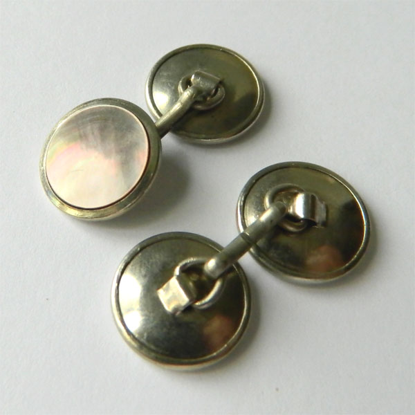 Antique tuxedo cufflink and stud set