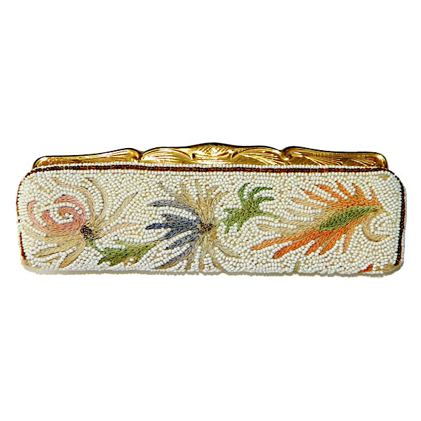 Antique enameled Italian comb