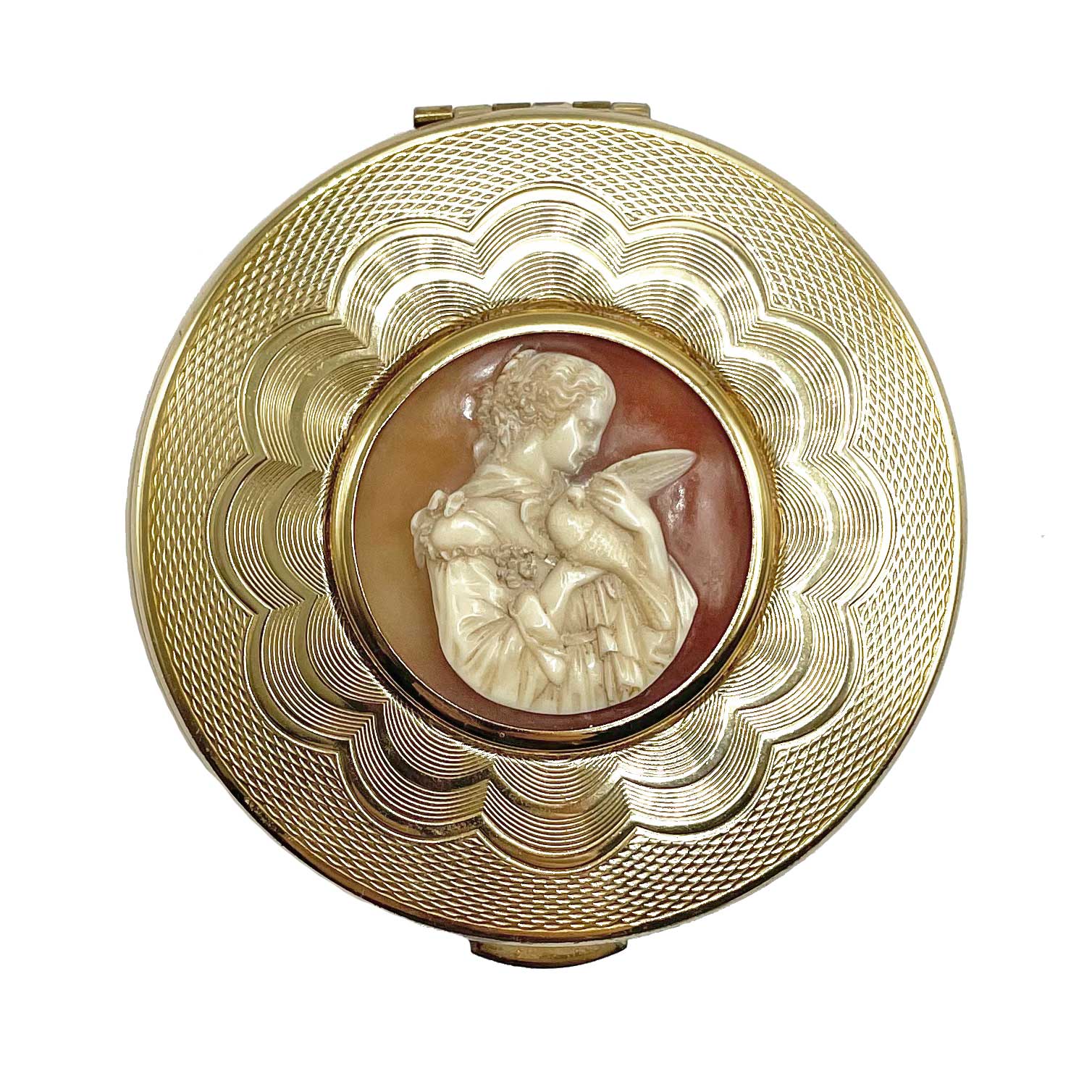 Vintage 1940s Kigu Cameo Compact