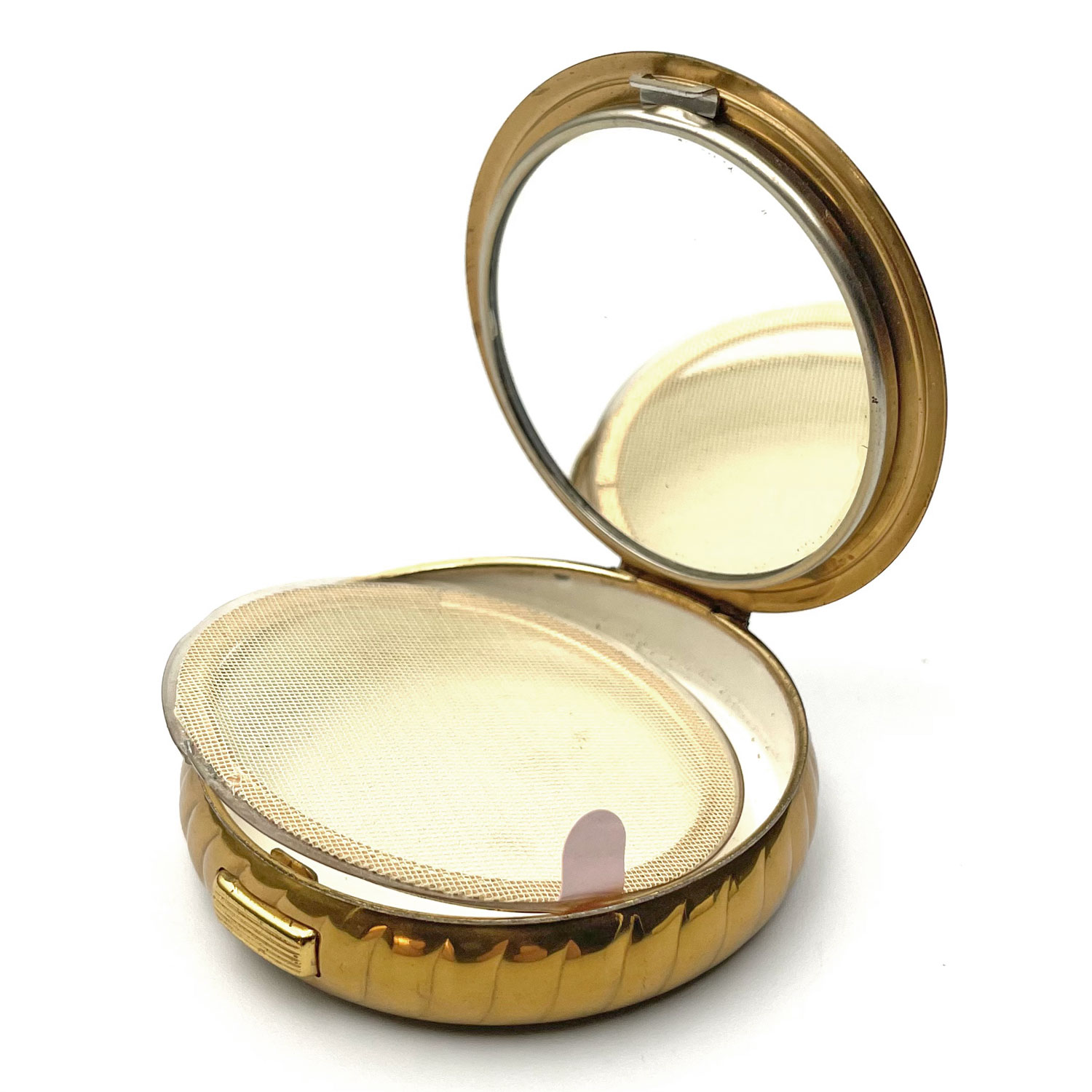 1950s Evans Blossoms Enameled Compact