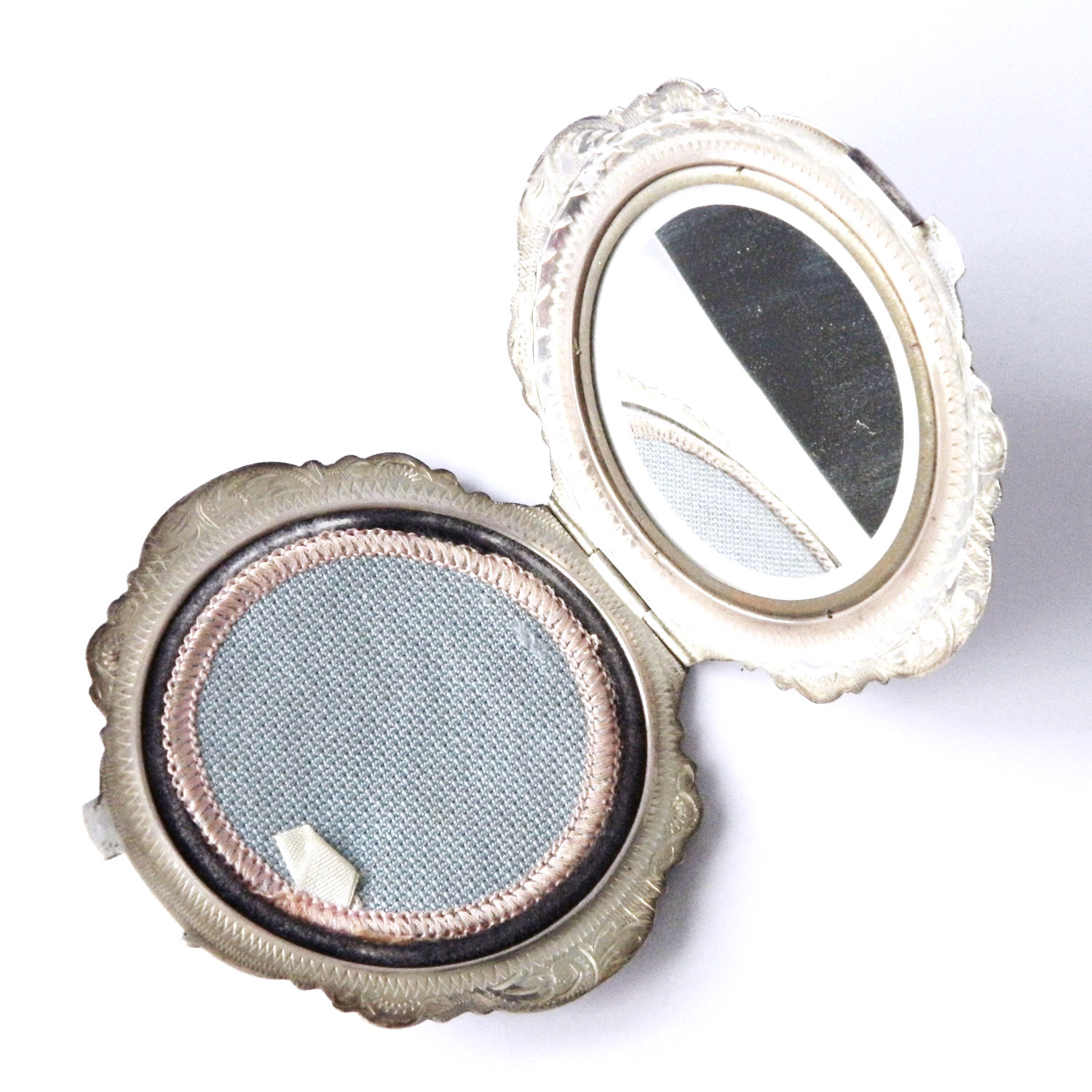 Sterling silver compact