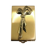 vintage compact with bow