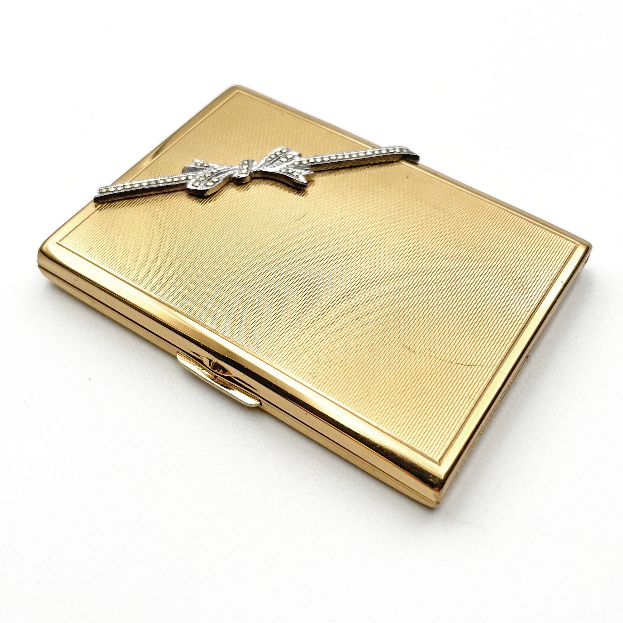 Vintage Foreign Art Deco Compact