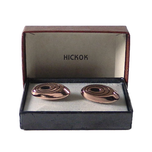 1950's Hickok copper cufflinks