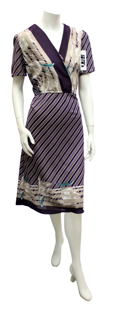 vintage 1970's floral dress