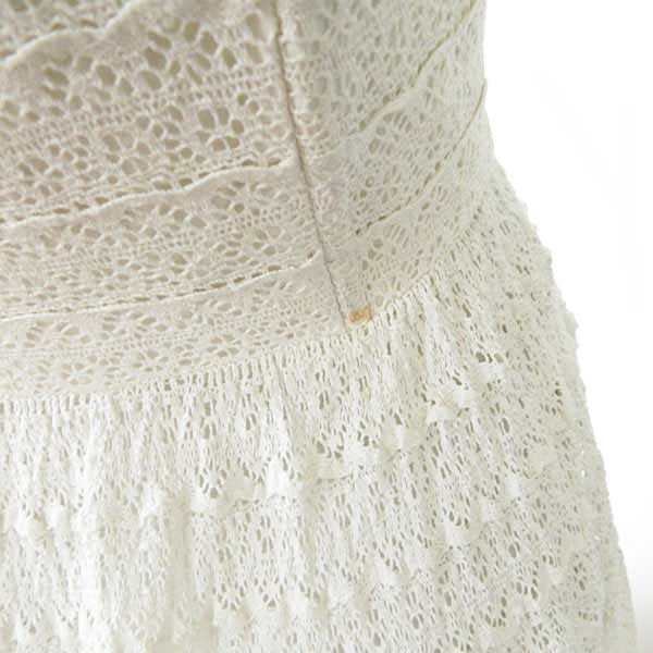 1950's white lace party dress