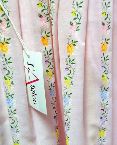 1950's L'Aiglon pink floral dress
