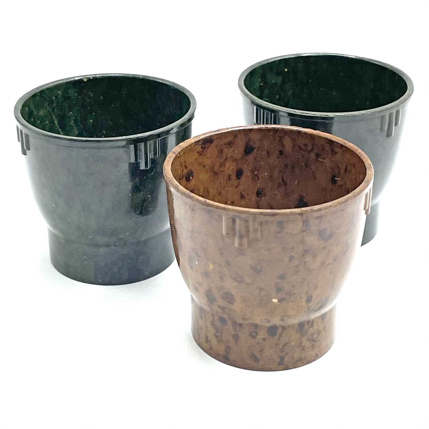 British marbled bakelite egg cups