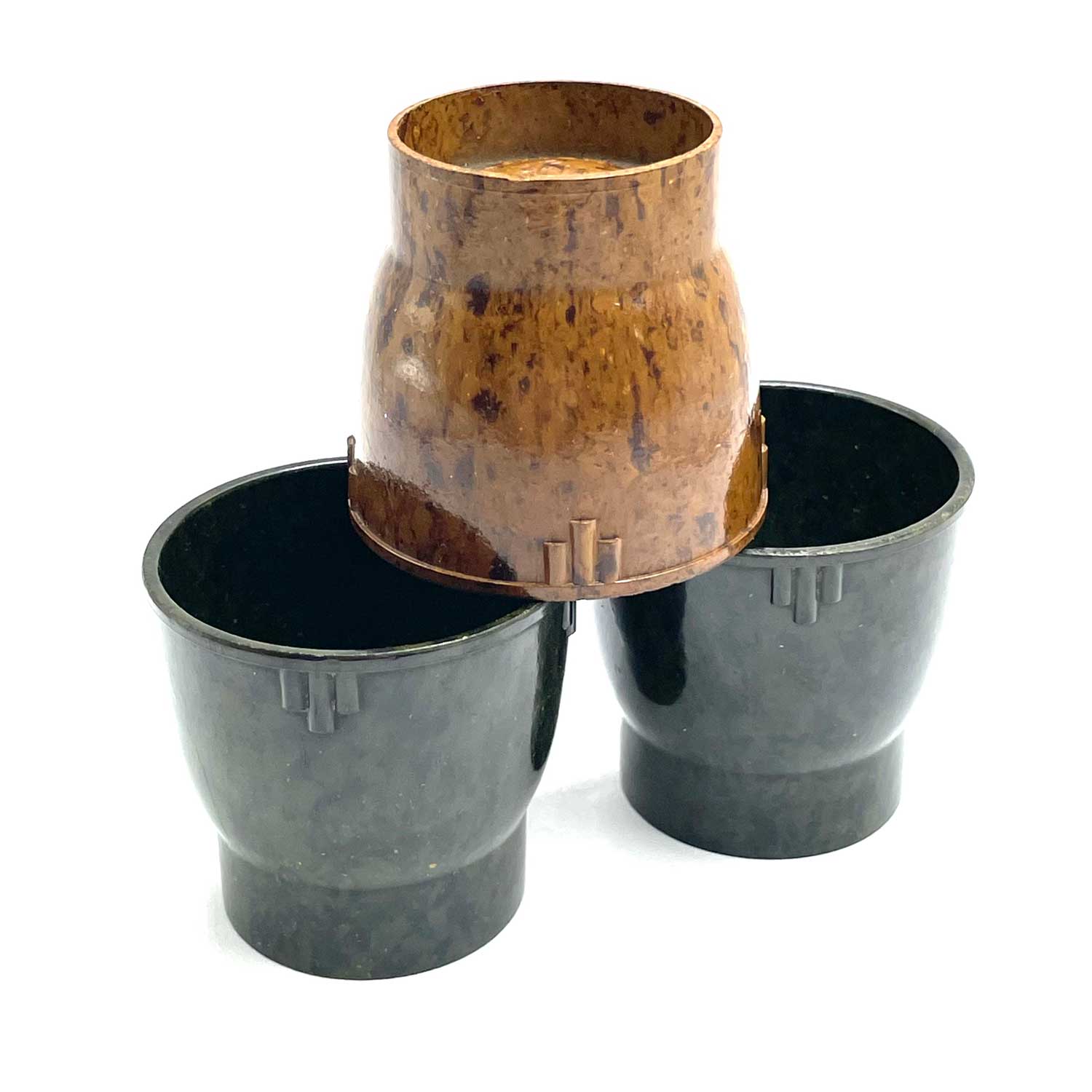 British marbled bakelite egg cups