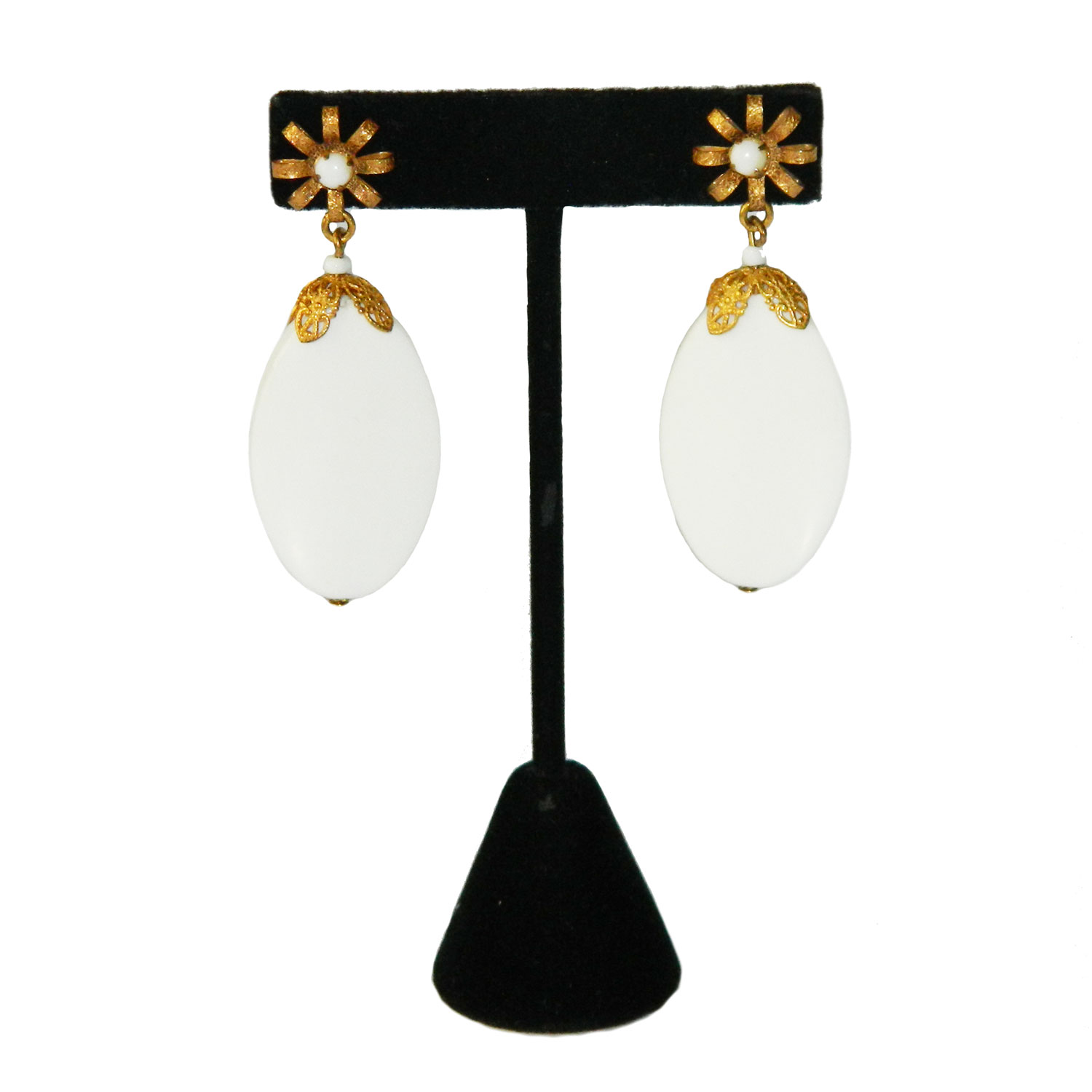 1950's Miriam Haskell earrings