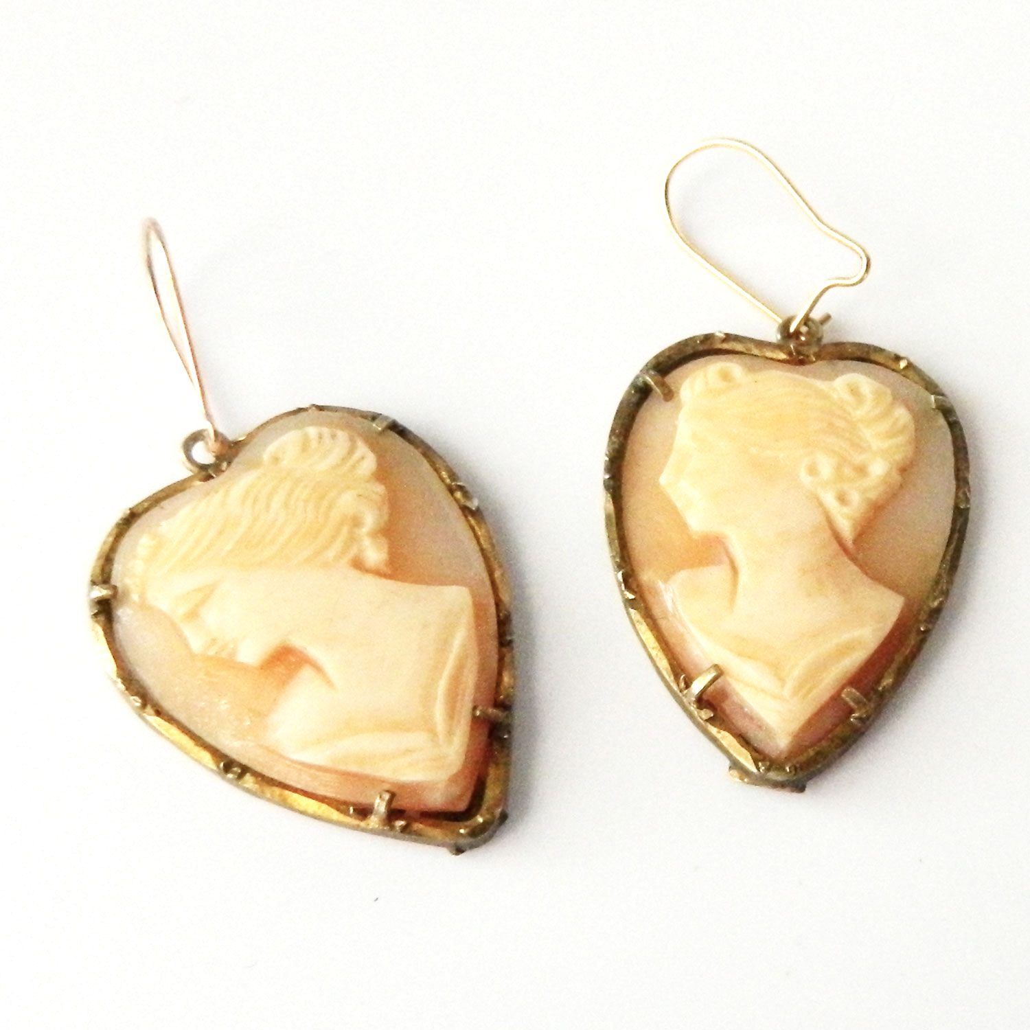 Cameo earrings