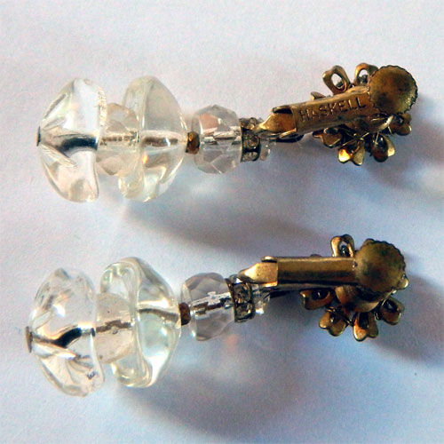 1950's Miriam Haskell earrings