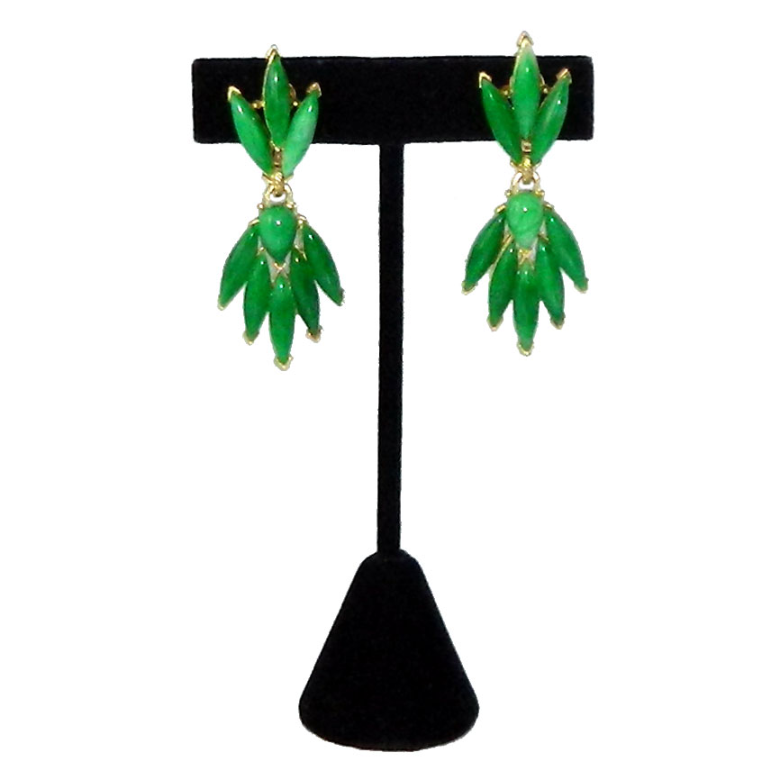 Trifari drop earrings