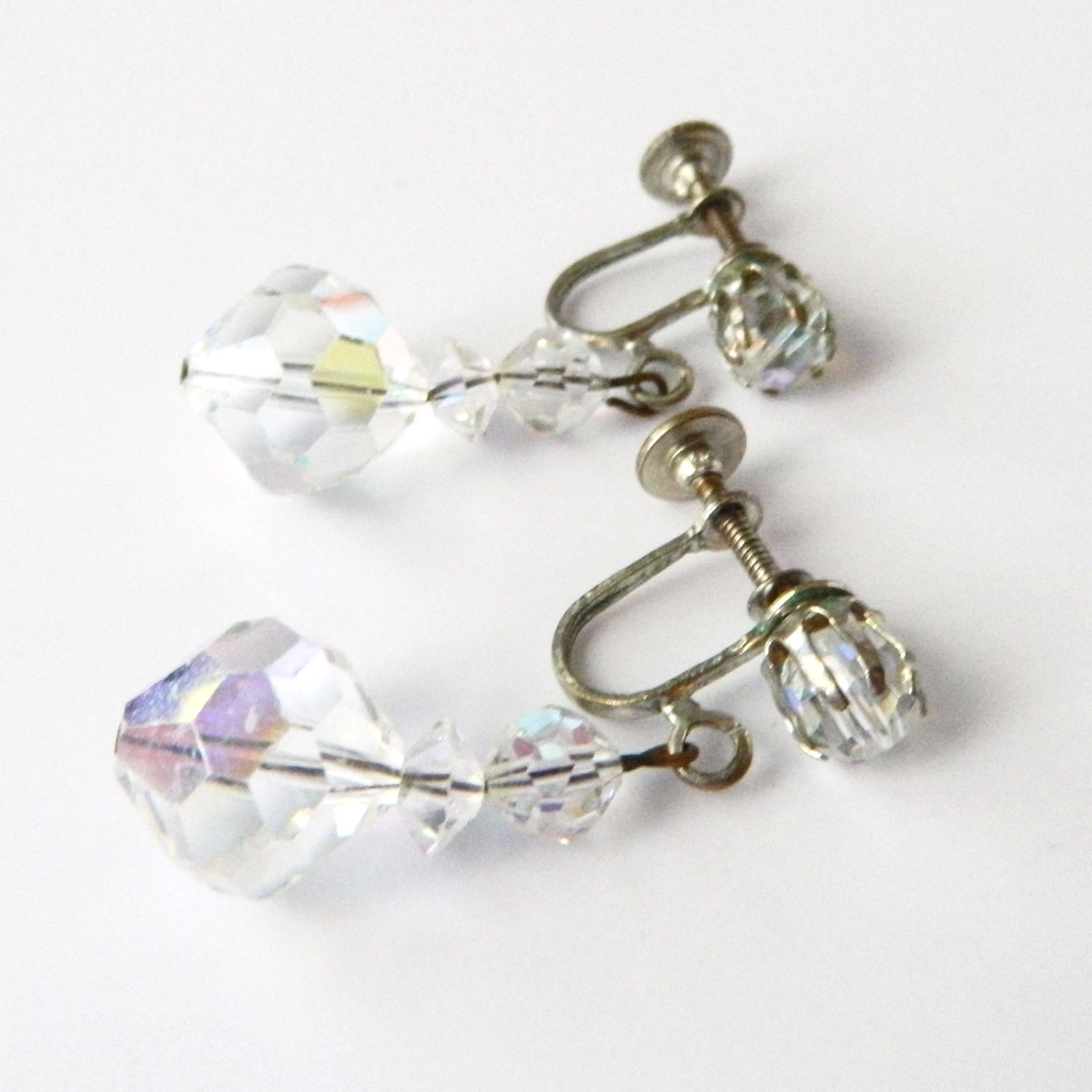 aurora borealis crystal earrings 