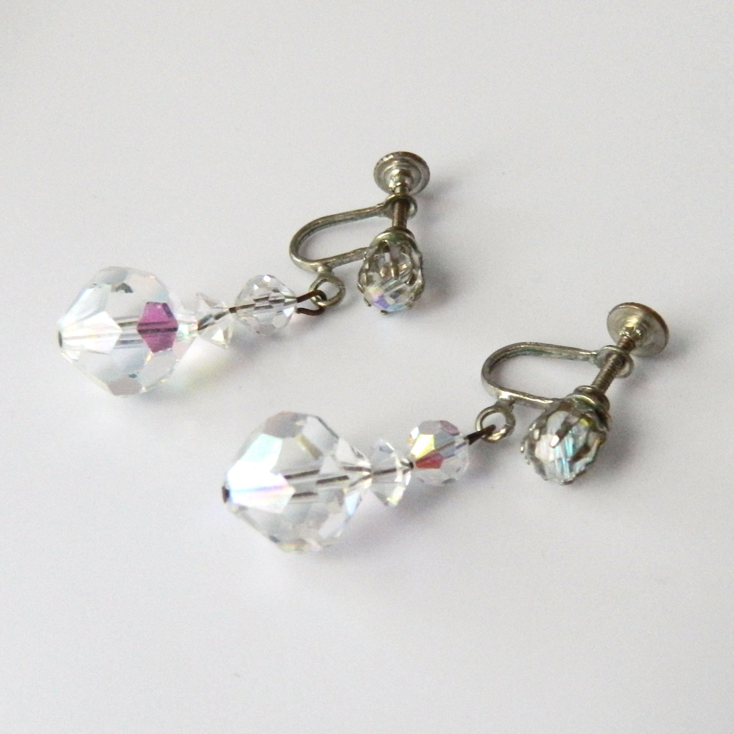 aurora borealis crystal earrings 