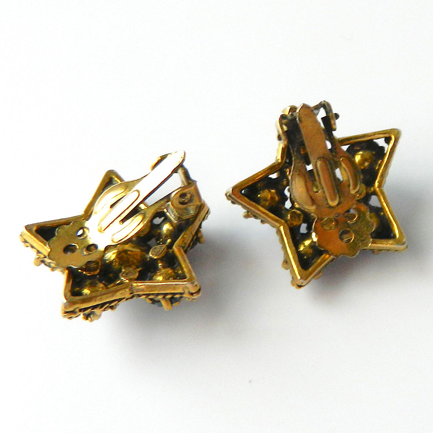 1950's Weiss rhinestone earrings