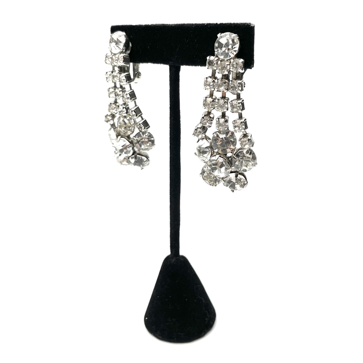 1950's rhinestone earrings
