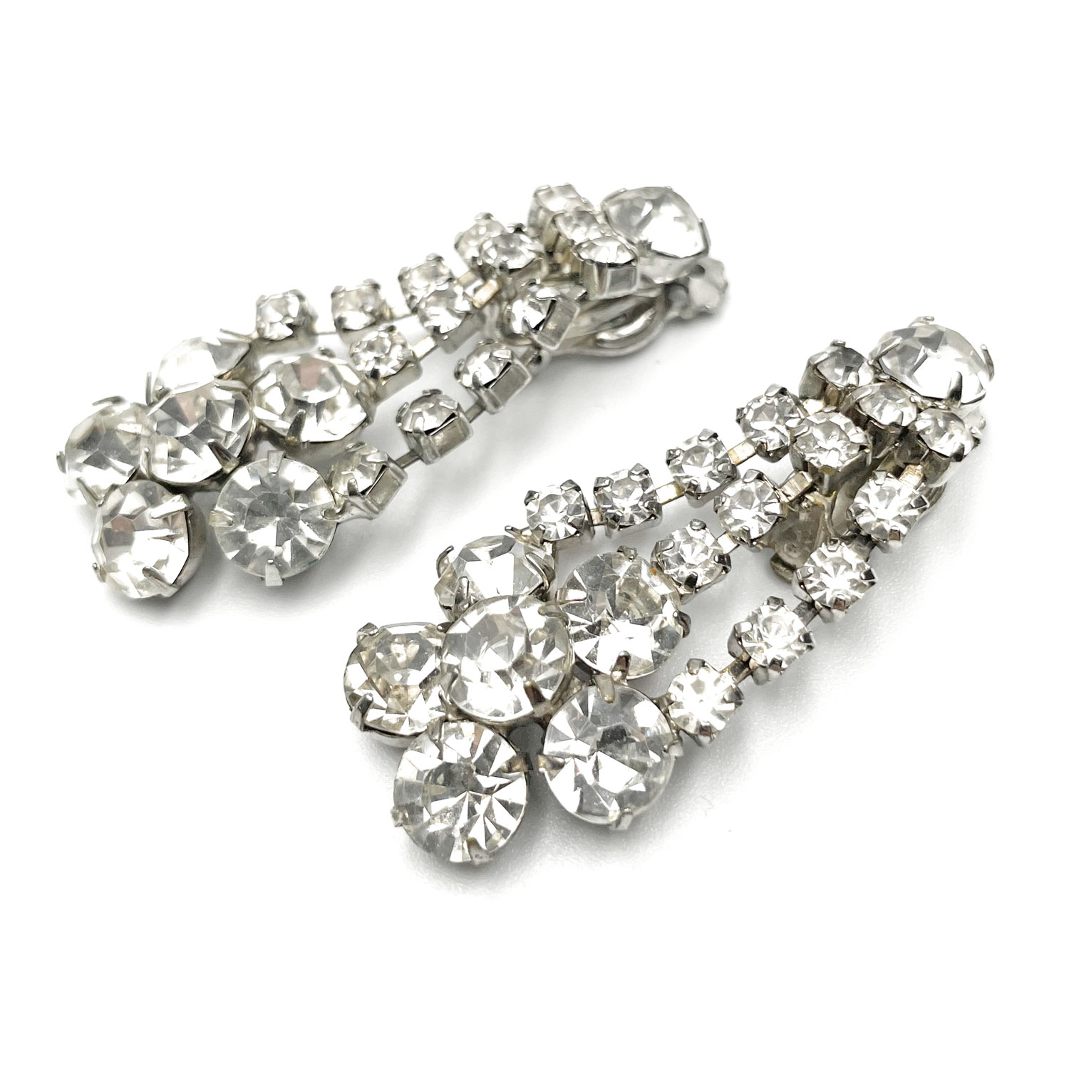 rhinestone drop earrings