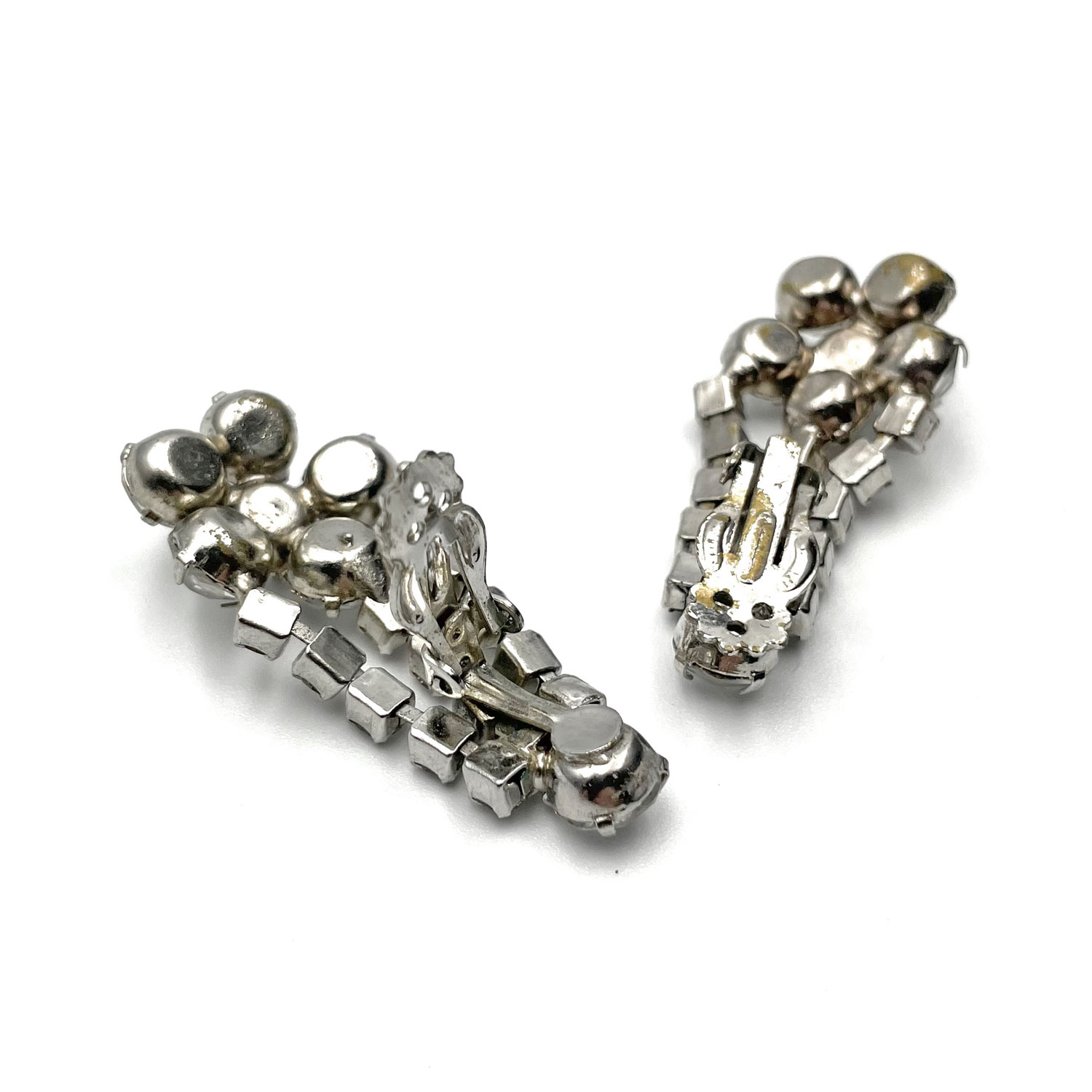 1950's rhinestone earrings