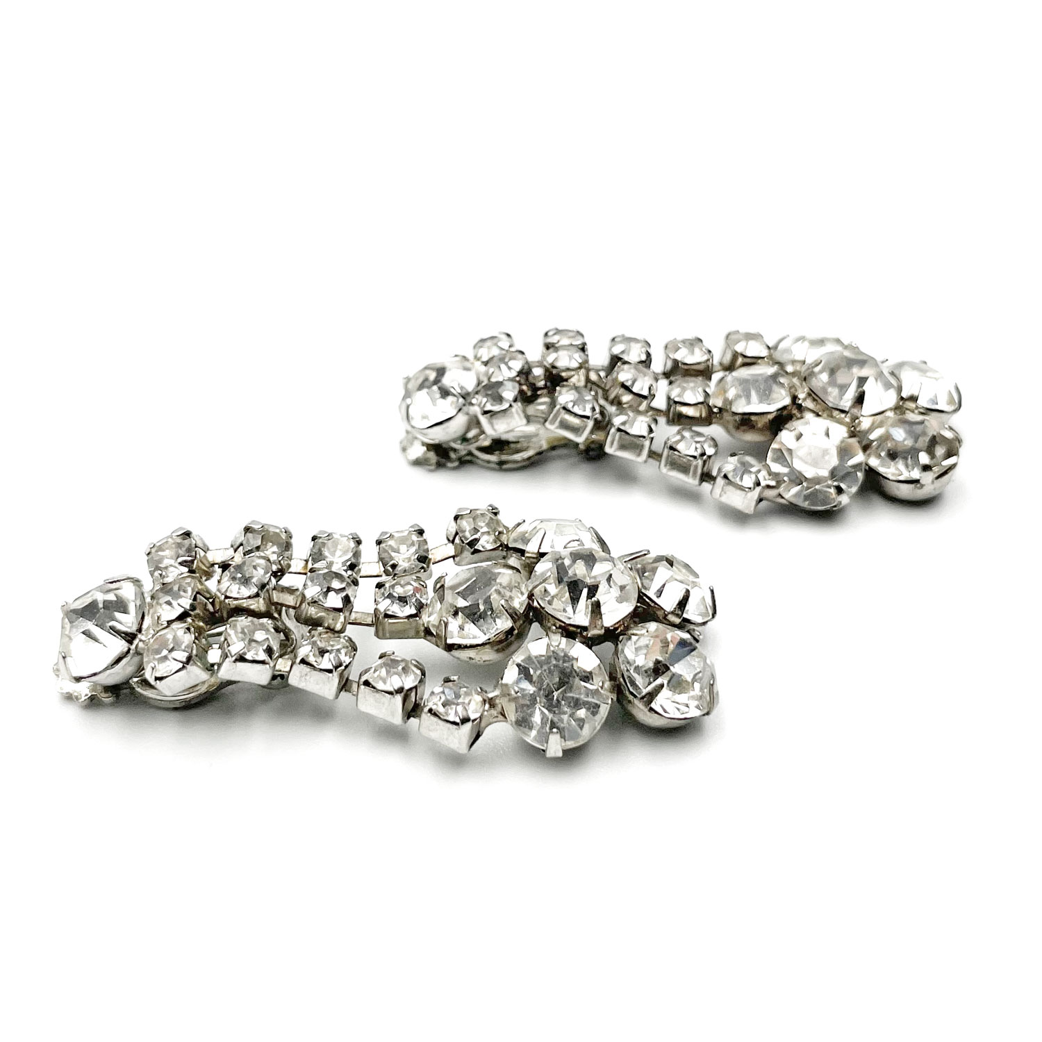 1950's rhinestone earrings