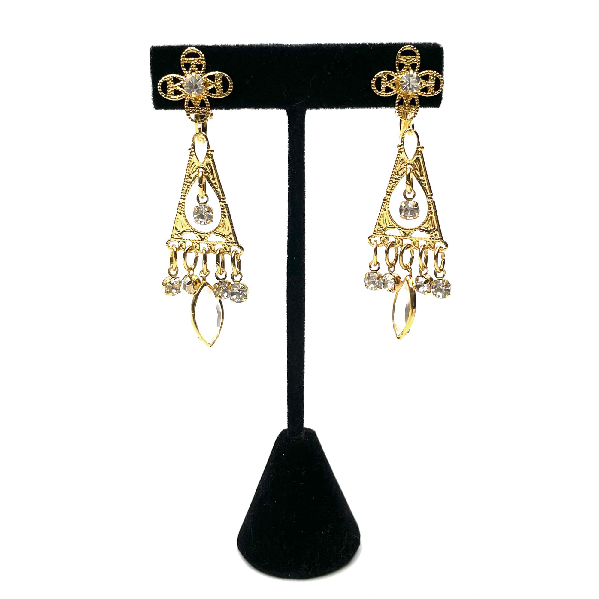 Park Lane rhinestone drop earrings