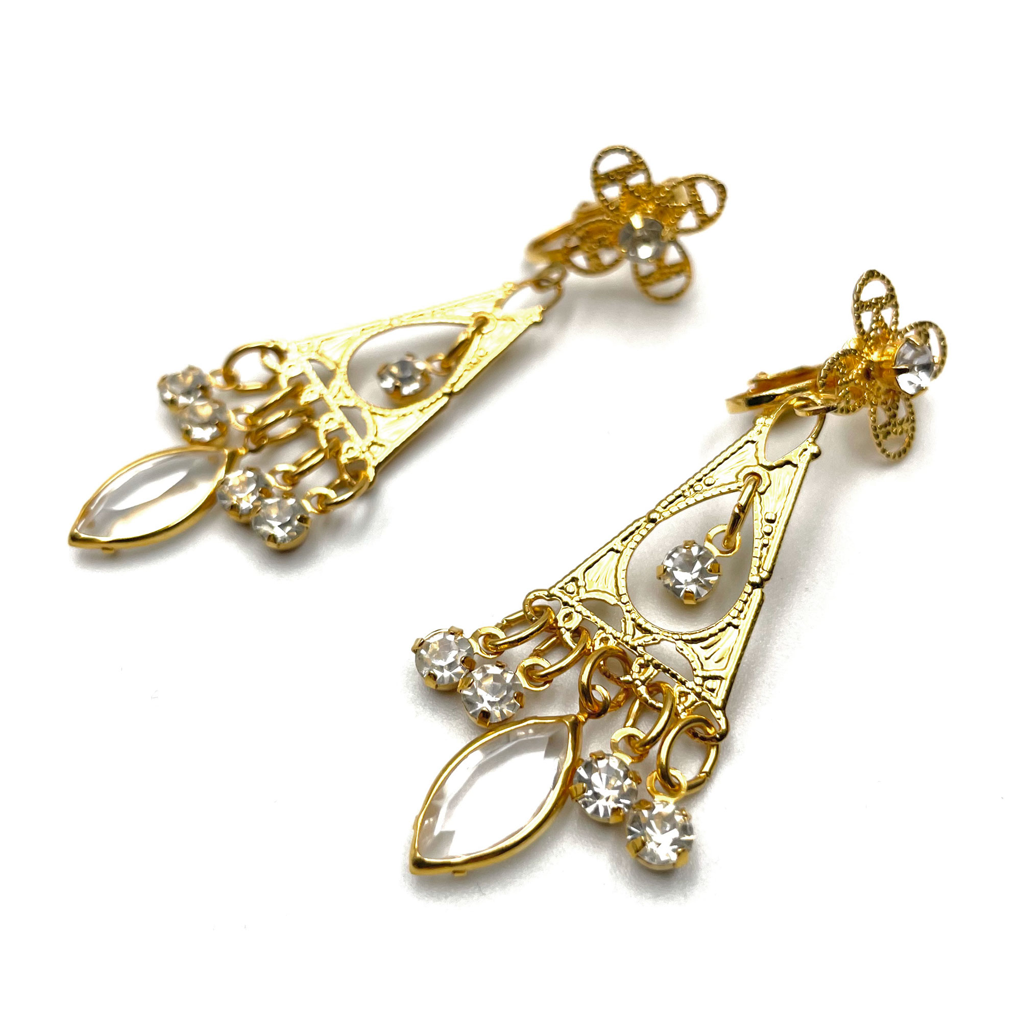 Park Lane rhinestone drop earrings