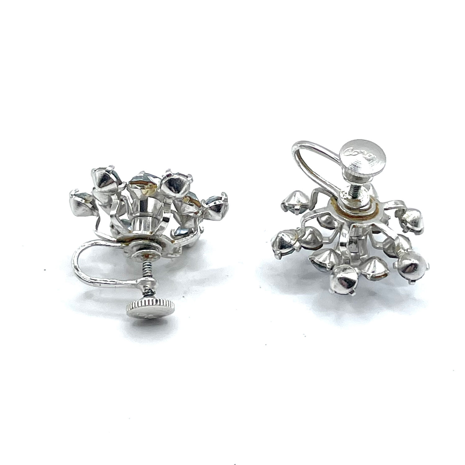 Coro rhinestone earrings