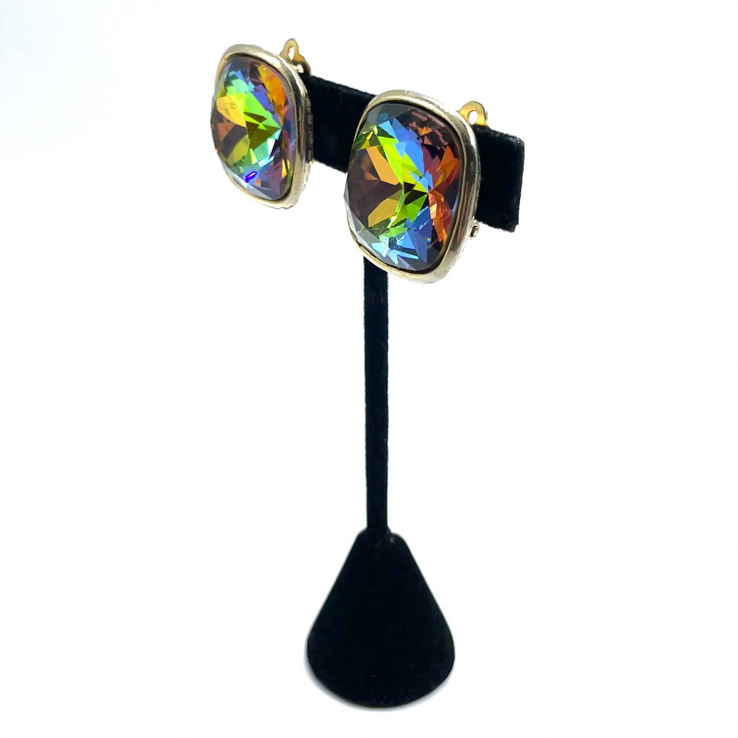 Richard Serbin rhinestone earrings