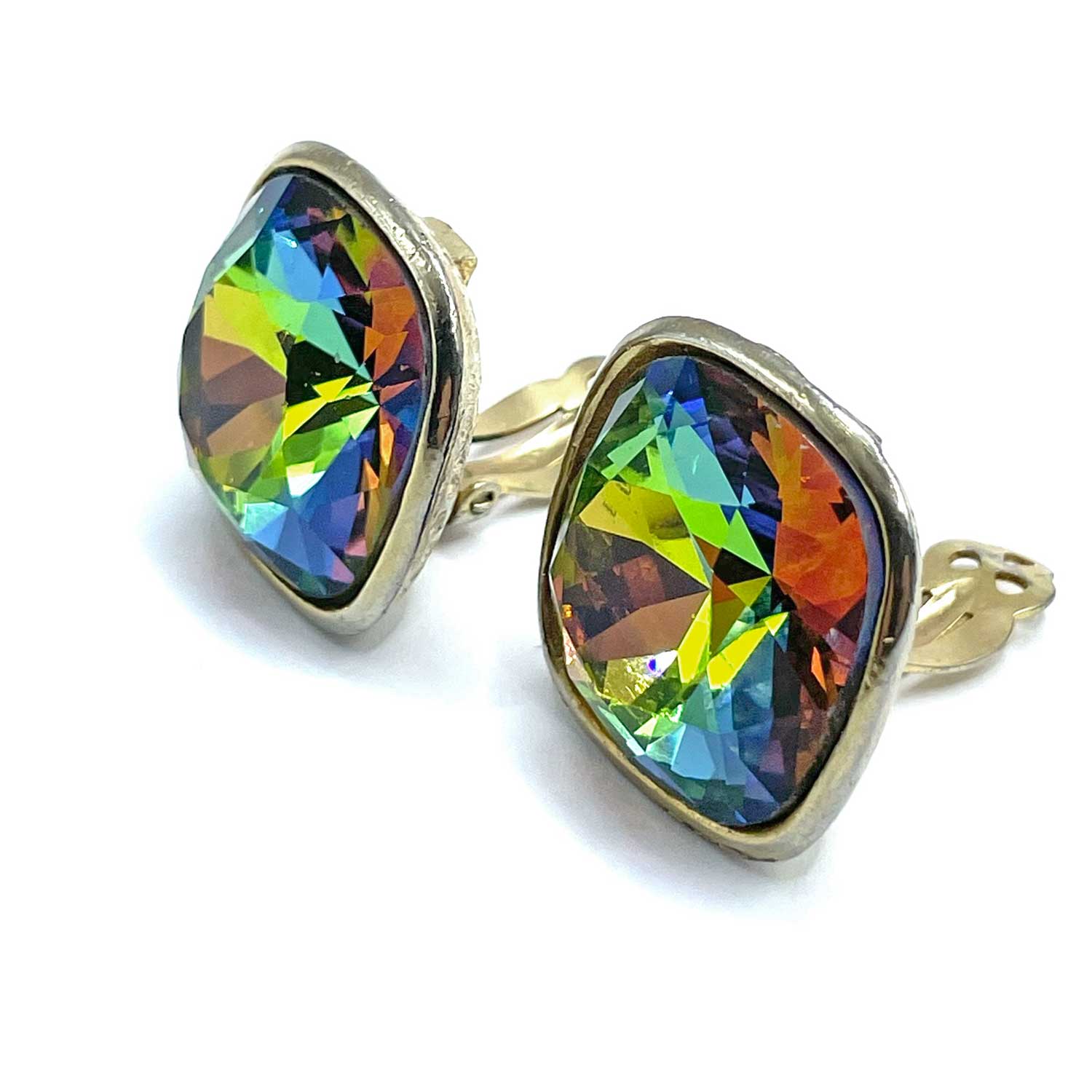 Richard Serbin rhinestone earrings