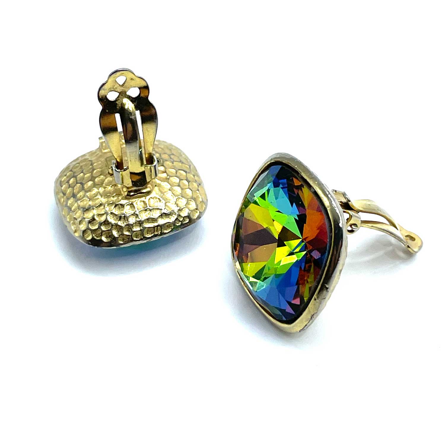 Richard Serbin rhinestone earrings