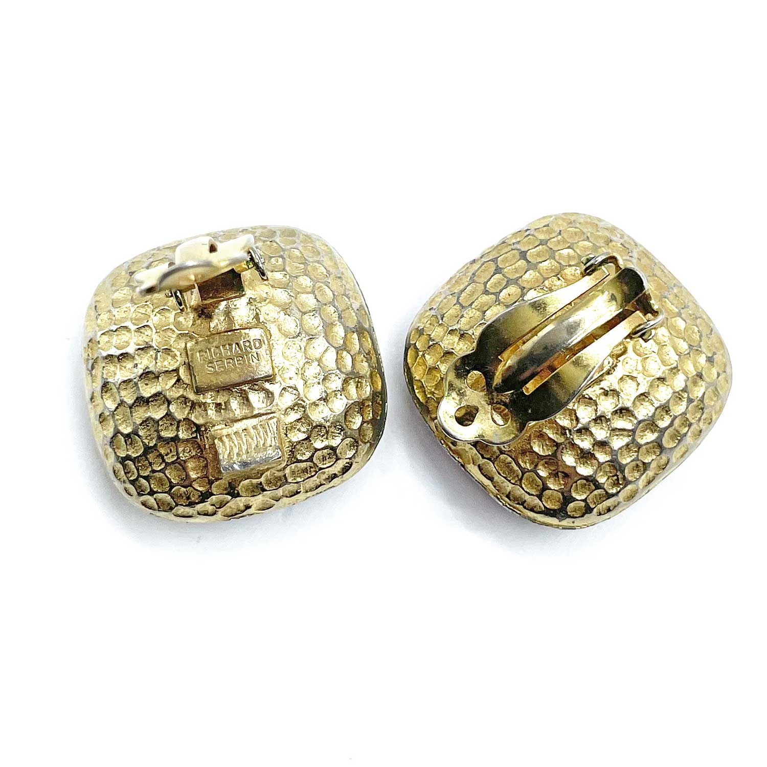 Richard Serbin rhinestone earrings
