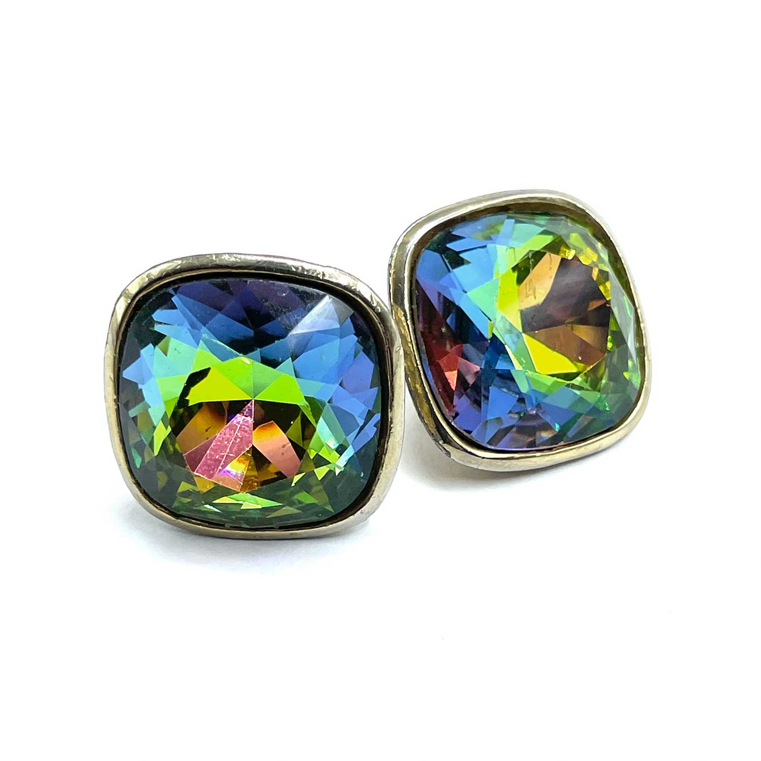 Richard Serbin rhinestone earrings