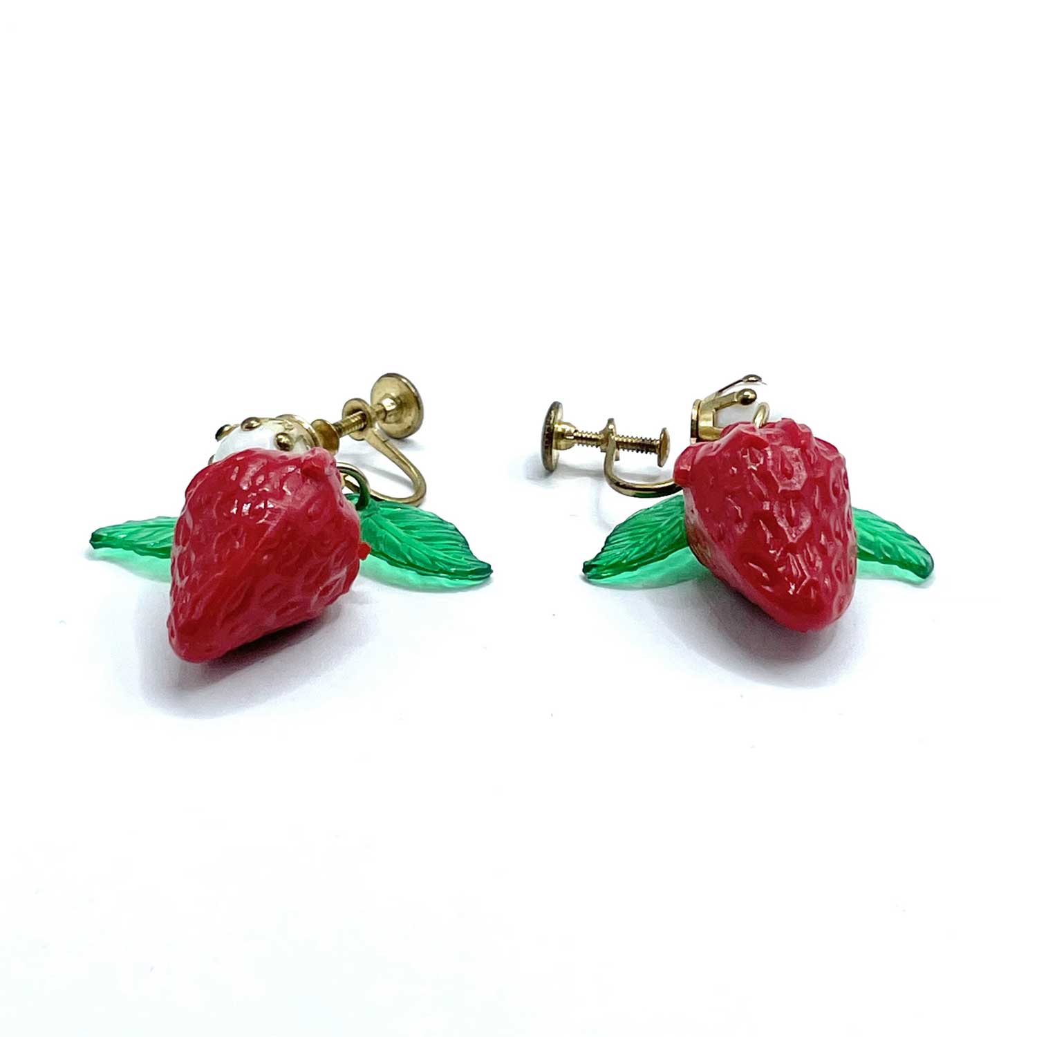Strawberry drop earrings