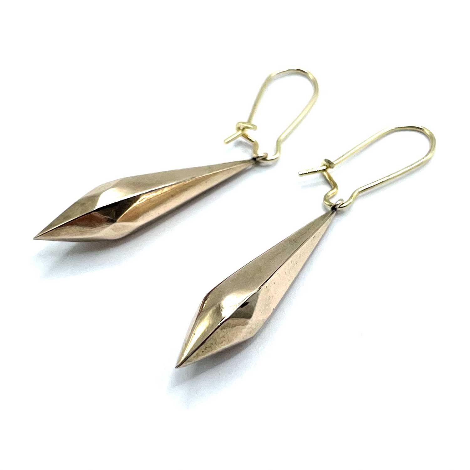 Victorian gold filled drop earrings