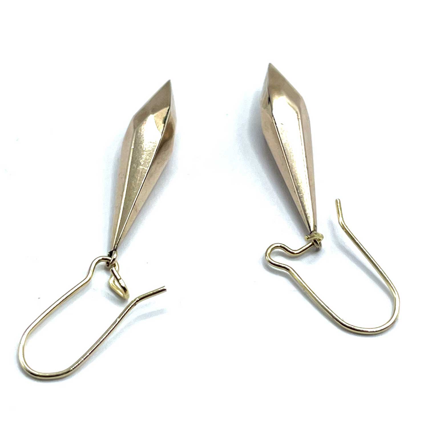 Victorian gold filled drop earrings