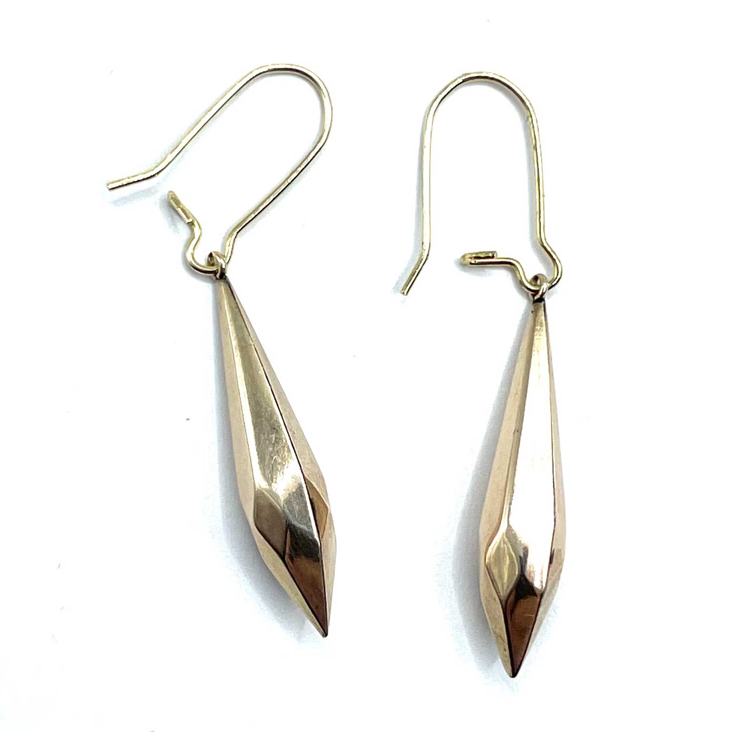 Victorian gold filled drop earrings
