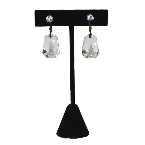 Vintage crystal drop earrings