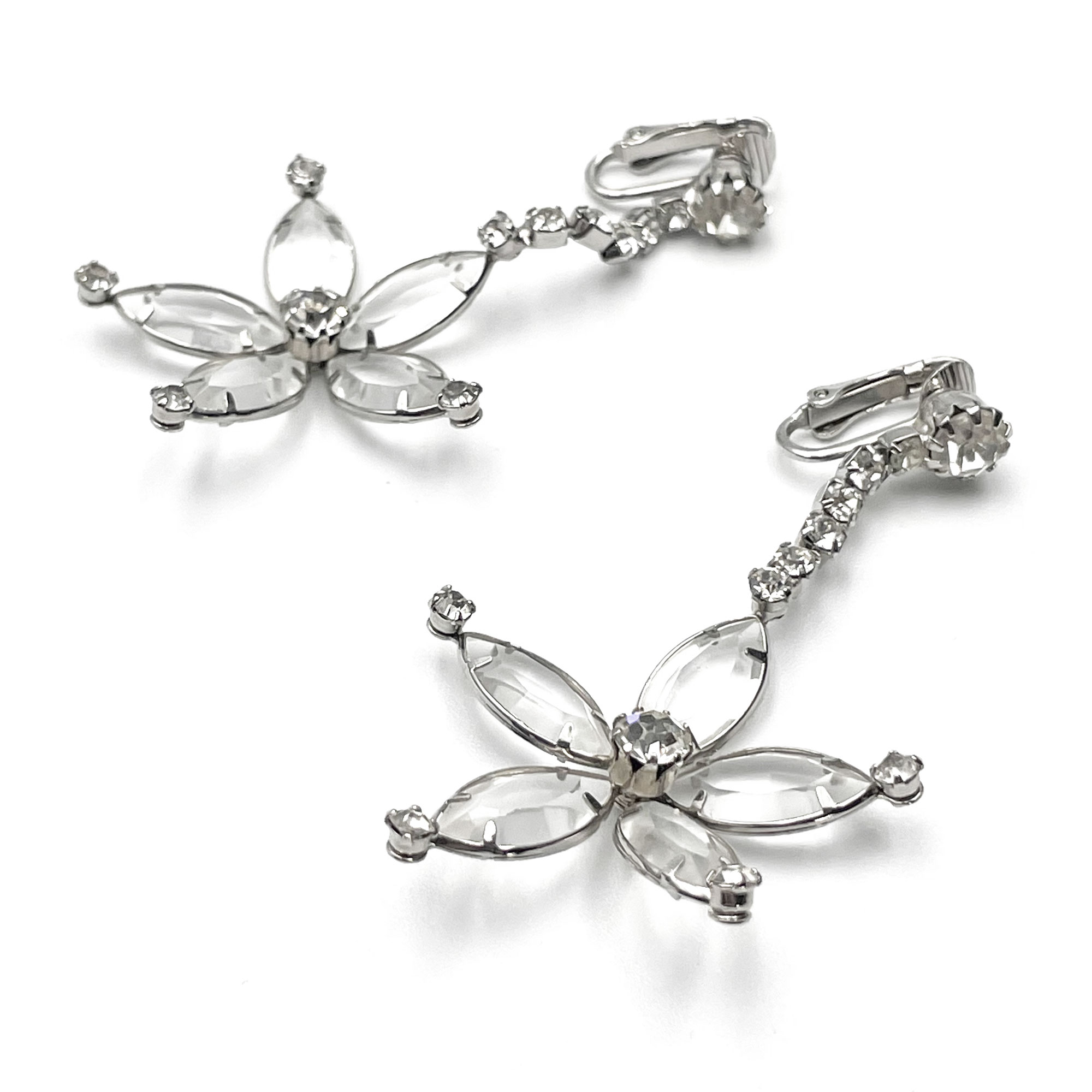 Vintage crystal drop earrings